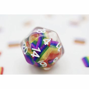 RAINBOW FLAG RPG DICE SET