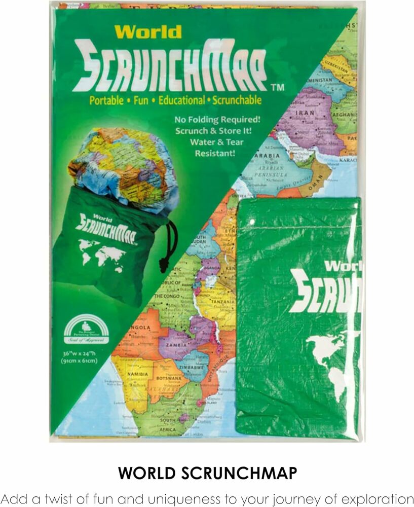 WORLD SCRUNCH MAP The Toy Box