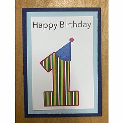 HBD 1 HAT CARD