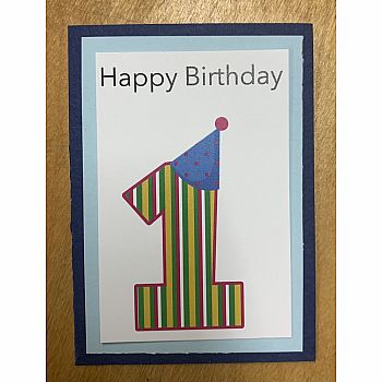 HBD 1 HAT CARD