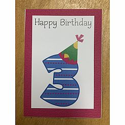 HBD 3 HAT CARD