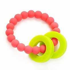 CHEWBEAD MULBERRY TEETHER PINK