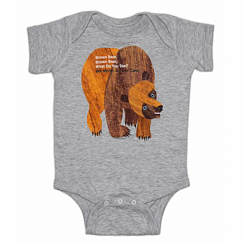 Brown Bear Onesie 12M