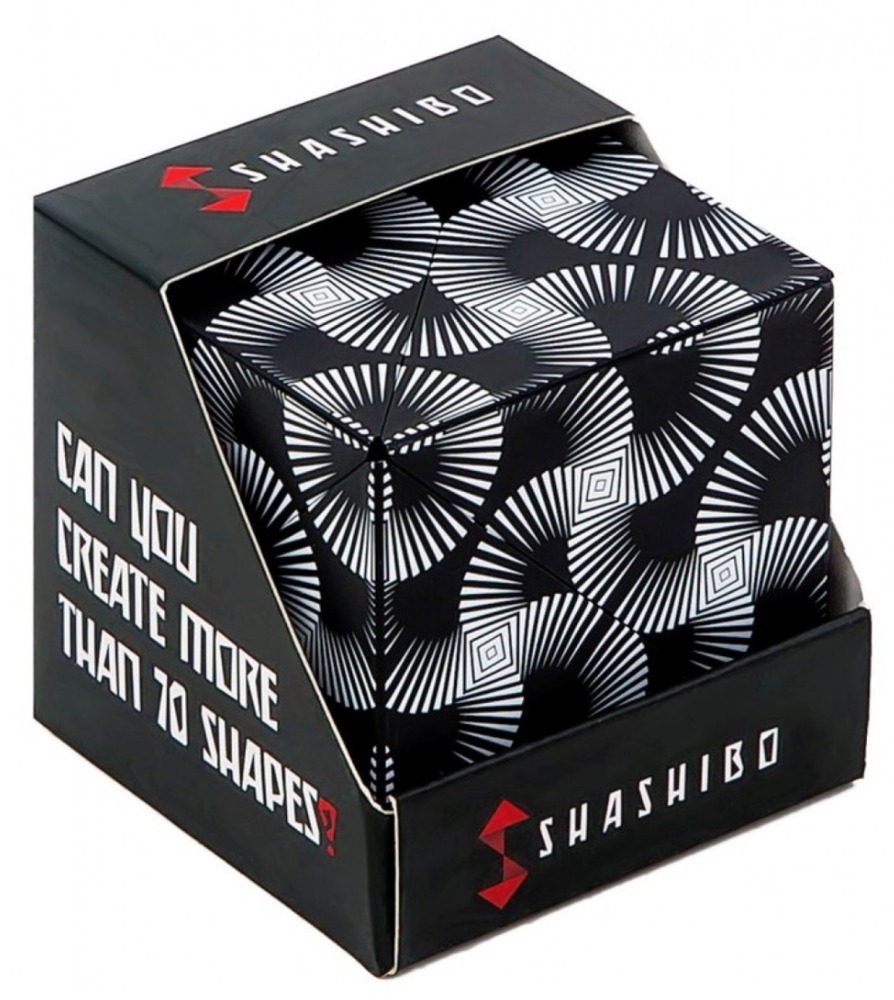 Shashibo - The Shape Shifting Box - -Black & White