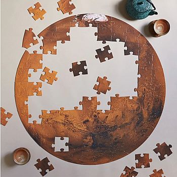 100 Piece Mars Round Puzzle