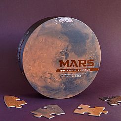 100 Piece Mars Round Puzzle