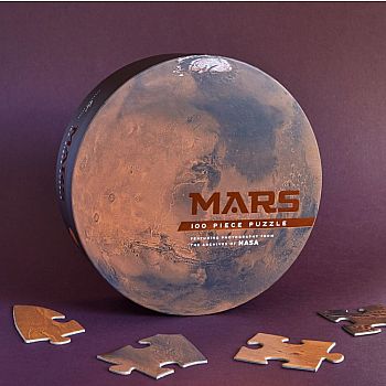 100 Piece Mars Round Puzzle