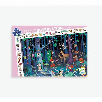 100 Pieces Observation - Enchanted Forest Puzzle