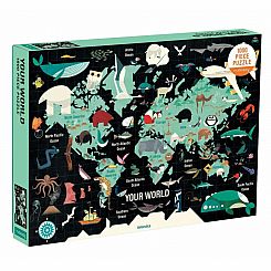 1000 Piece Family Map Of The World Puzzle
