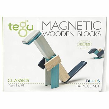 TEGU 14-Piece Set in Blues