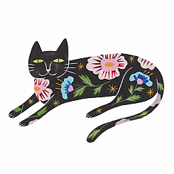 FLOWER CAT TATTOO