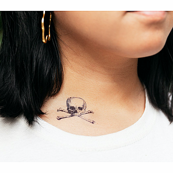 CARTOLINA SKULL TATTOO