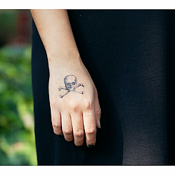 CARTOLINA SKULL TATTOO
