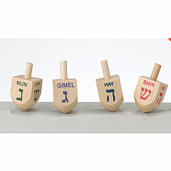 SM WOODEN DREIDEL - sold individually