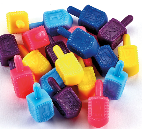 MD PLASTIC DREIDEL - sold individually
