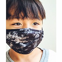 TIE DYE BLACK MASK