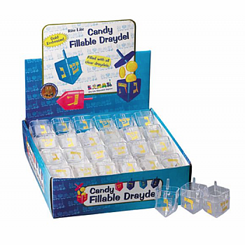 FILLABLE DREIDEL CLEAR - sold individually