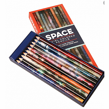 Space Swirl Colored Pencils