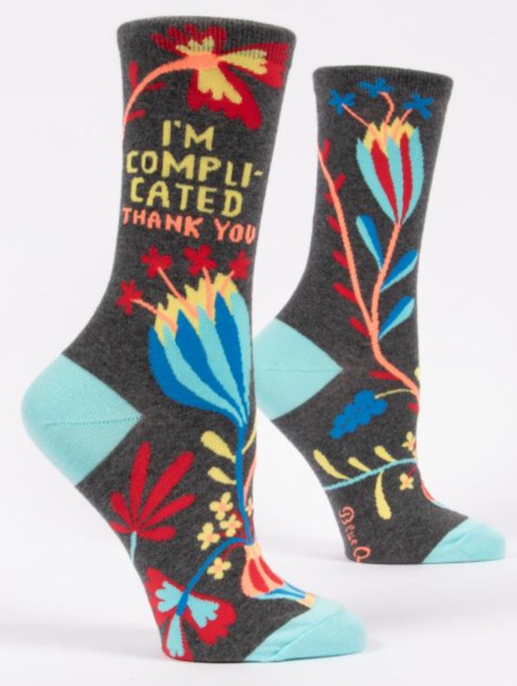 sw496 I'm Complicated Socks sw496 I'm Complicated Socks