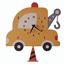 TOW TRUCK PENDULUM CLOCK