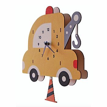 TOW TRUCK PENDULUM CLOCK