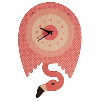 FLAMINGO PENDULUM CLOCK