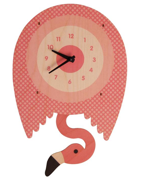 FLAMINGO PENDULUM CLOCK
