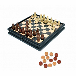 MEDIEVAL CHESS/CHECKERS 15"