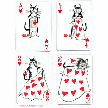 KITTEN CLUB PLAYING CARDS