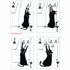 KITTEN CLUB PLAYING CARDS