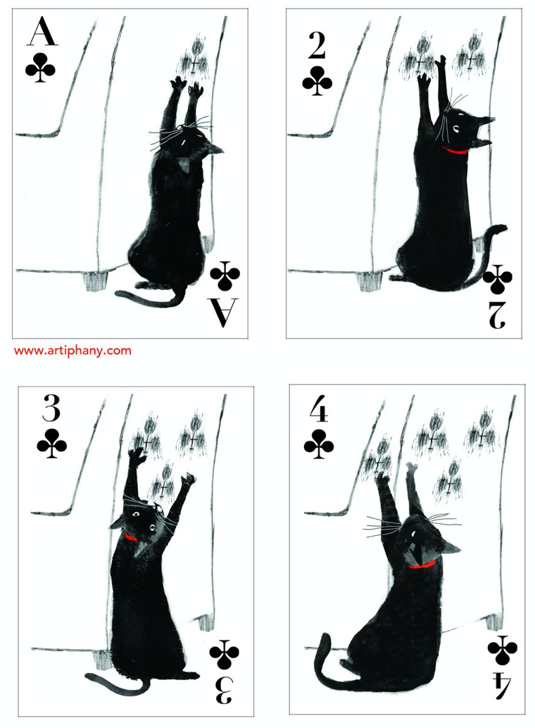 KITTEN CLUB PLAYING CARDS