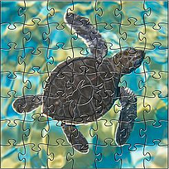 T MOSAIC SEA TURTLE - Zen Puzzle