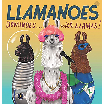 Llamanoes: Dominoes . . . with Llamas! (Llama Card Game for Kids, Board Game for Children)