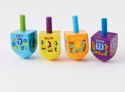 SM PAINTED DREIDEL - sold individually