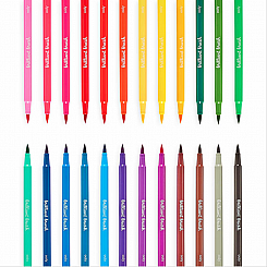 BRILLIANT BRUSH MARKERS 24