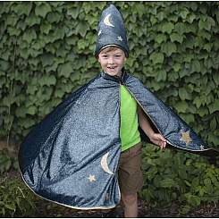 STARRY NIGHT WIZARD CAPE & HAT