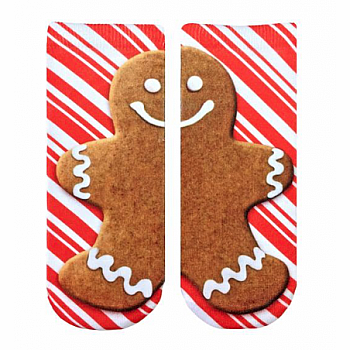 GINGERBREAD MAN ANKLE SOCKS