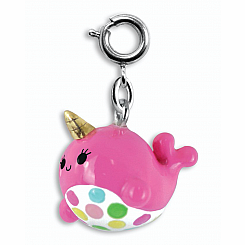 PINK NARWHAL CHARM