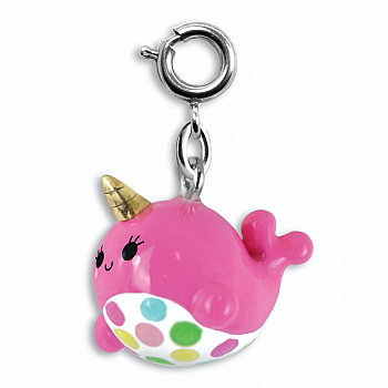 PINK NARWHAL CHARM