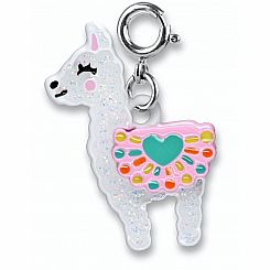 GLITTER LLAMA CHARM