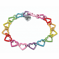 RAINBOW HEART BRACELET