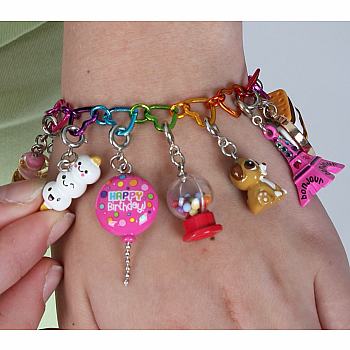 RAINBOW HEART BRACELET