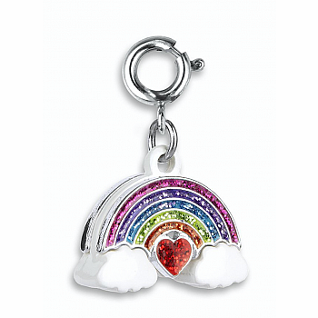 GLITTER RAINBOW CHARM