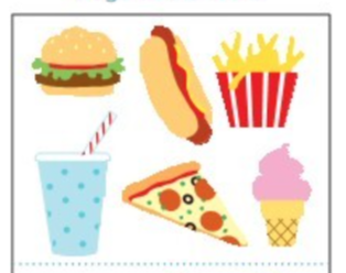 FAST FOOD STICKERS