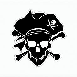 LG PIRATE STICKER