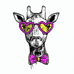 SM GIRAFFE STICKER