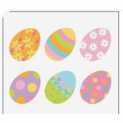 EASTER EGGS STICKER