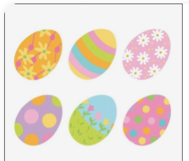 EASTER EGGS STICKER