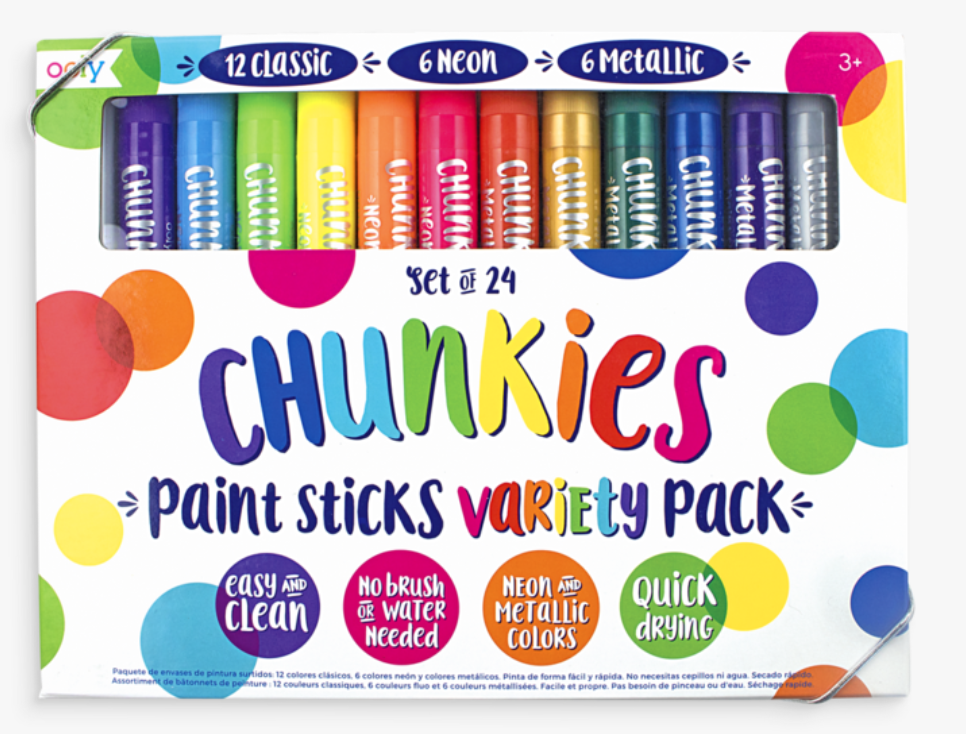 CHUNKIES PAINTS STICKS 24PC