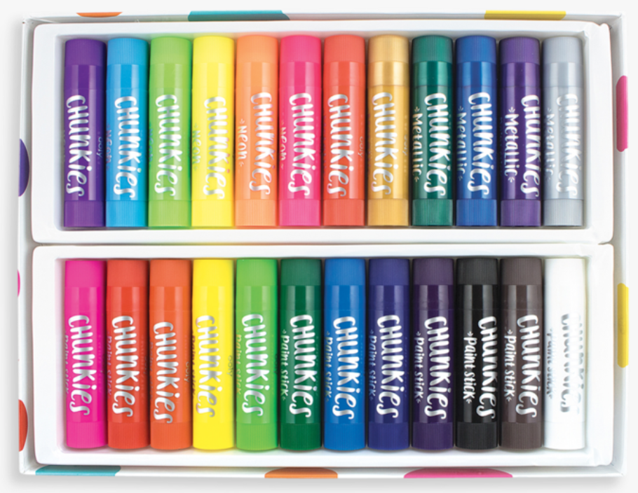 CHUNKIES PAINTS STICKS 24PC The Toy Box